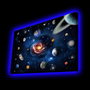 Wallity Lienzo Decorativo Iluminado con LED Multicolor 45 x 70 cm